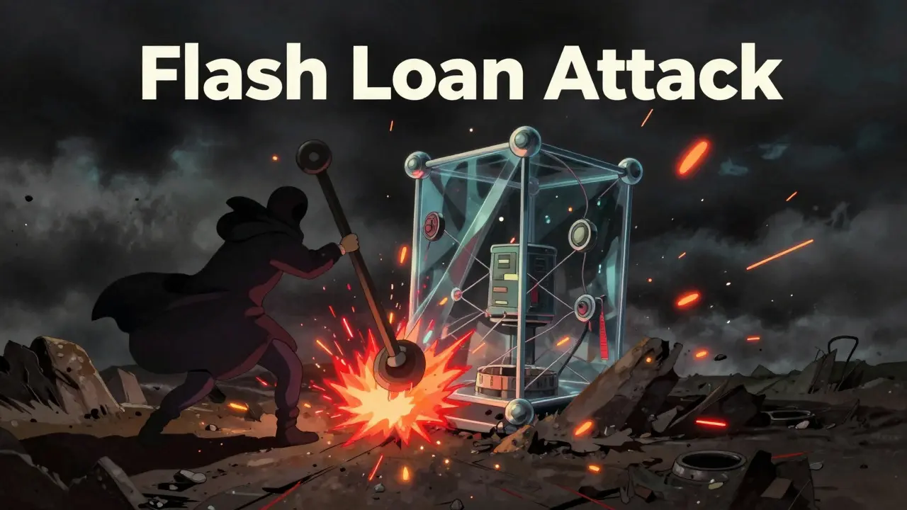 Shadowy figure manipulating liquidity pool during attack